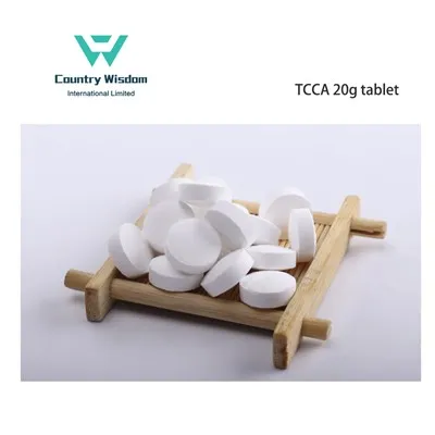 Clor pentru piscină TCCA 20g tabletă