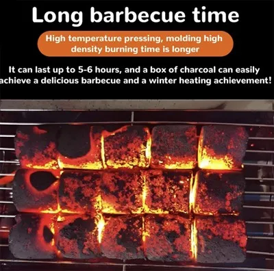 CARBUNE DE LEMN Cărbune de bambus de înaltă calitate, ecologic, natural, fără fum, pentru grătar